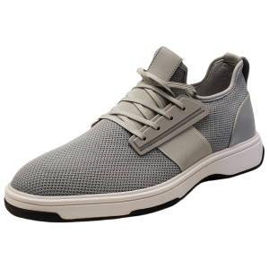 Calvin Klein Mens Phyll Lace-up Sneakers Nylon Blue Grey 11.5M Affordable Designer Brands