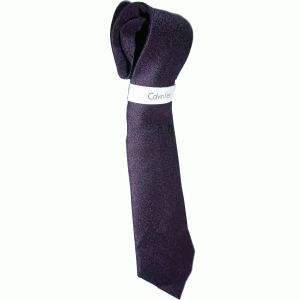 Calvin Klein Men's Nouveau Medallion Tie Medium Purple Affordable Designer Brands