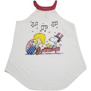 Hybrid Womens Peanuts Fireworks Tank Top Small Affordable Designer Brands
