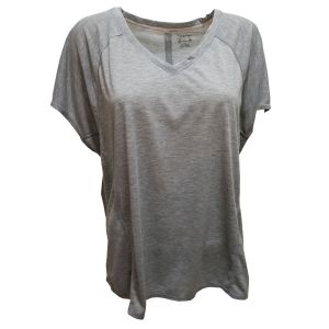 Calvin Klein Performance Relaxed Tie-Back T-Shirt Light Grey Large