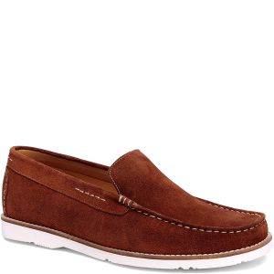 Carlos by Carlos Santana Salvador Suede Leather Brown Loafer 9 D from Affordable Designer Brands