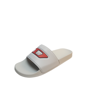 Diesel Mens  Shoes SA-Mayemi D Slip On Comfort Slide Sandals 10.5M White Red from Affordable Designer Brands