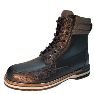 DKNY Mens Winston Jack Leather Boots Leather Black 8M US 7 UK from Affordable Designer Brands