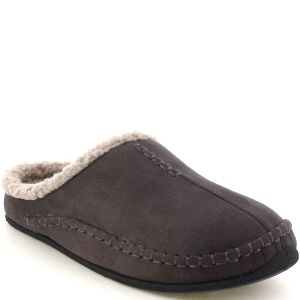 Deer Stags Mens Nordic Plus Plush Memory Foam slippers Charcoal Grey 7M from Affordable Designer Brands