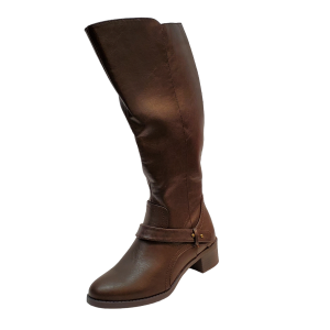 Easy Street Womens Shoes Jewel Plus Wide Calf Tall Riding Boots 6.5M Brown Affordable Designer Brands
