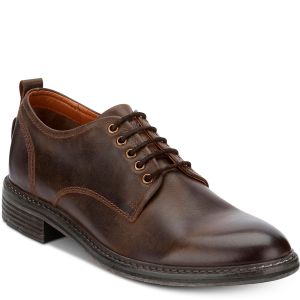 G.H. Bass & Co. Mens Sanders Leather Derby Oxfords Dark Brown 12 from Affordable Designer Brands