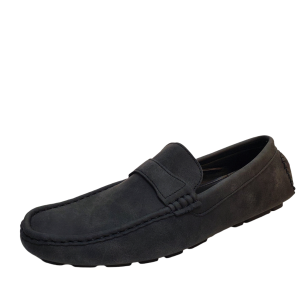 Gallery Seven Mens Manmade Black Casual Driving Loafers 9M Affordable Designer Brands