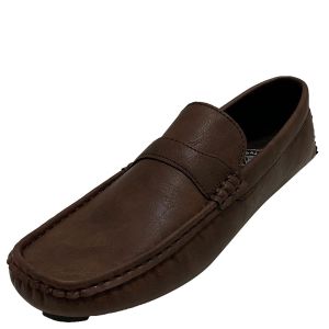 Gallery Seven Mens Manmade Brown Casual Driving Loafers 8.5 M Affordable Designer Brands