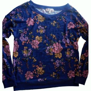 Hippie Rose Juniors Printed Pullover Sweater Tapestry  Affordable Designer Brands