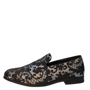 Inc International Concepts Mens Birch Brocade Loafers Fabric Black 7 M Affordable Designer Brands