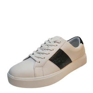 Inc International Concepts Mens Casual Shoes Malid Man-made Lace Up Sneakers 8.5M White  from Affordable Designer Brands