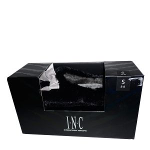 INC International Concepts Plush Bow Clog Slippers, Black