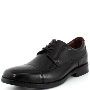 Johnston & Murphy Men's Bartlett Cap-Toe Lace-Up Oxfords Black 9M from Affordable Designer Brands