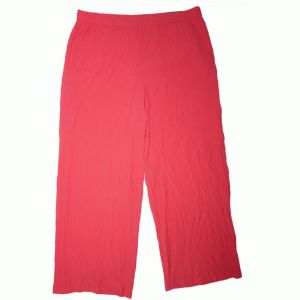 JM Collection Pull-On Wide-Leg Pants Perfect Rose Xlarge Affordable Designer Brands