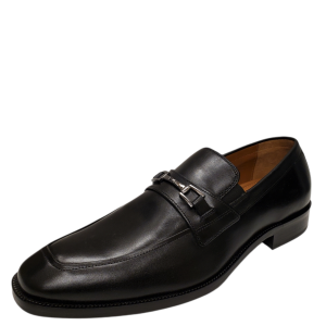 Johnston Murphy Mens Sanborn Bit Loafers Leather Black 11.5M from Affordable Designer Brands