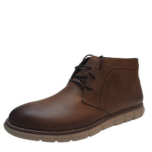 Johnston Murphy Mens Milson Waterproof Oiled Leather Chukka Boots Brown 8M from Affordable Designer Brands