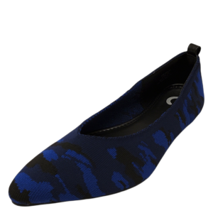 Journee Collection Womens Karise Ballet Flats Fabric Blue 7.5M from Affordable Designer Brands