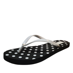 Kate Spade New York Womens Shoes Fiji Flip Flop Sandals Black Optic White 10B from Affordable Designer Brands