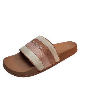 Kate Spade Women Shoe Buttercup SlipOn Slide Sandals Pale Dogwood light Fawn 11B from Affordable Designer Brands