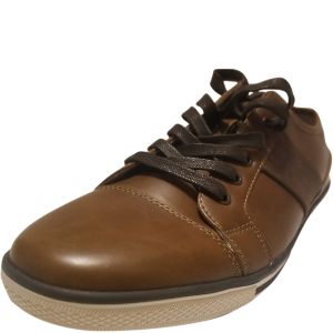 Unlisted by Kenneth Cole Men's Crown Low-Top Sneakers 10.5M Cognac Brown from Affordabledesignerbrands.com