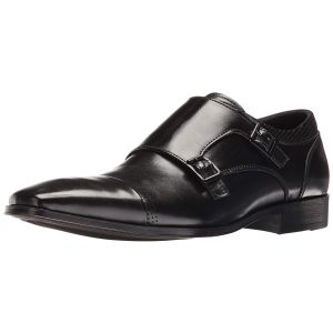 Unlisted by Kenneth Cole Men's South Side Monk Strap Loafers Black 8.5M from Affordable Designer Brands