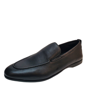 Kenneth Cole Mens Casual Shoes Nolan Leather Slip On Black  Loafers 9M Black from Affordable Designer Brands