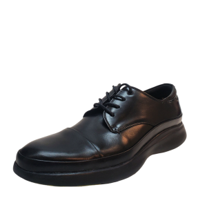 Kenneth Cole Men's Dress Shoes Mello Leather Lace Up Black Oxfords Black 8M from Affordable Designer Brands