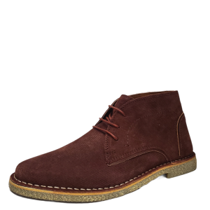 Kenneth Cole Reaction Mens Passage Chukka Boots Brick Red Suede 8 M from Affordable Designer Brands