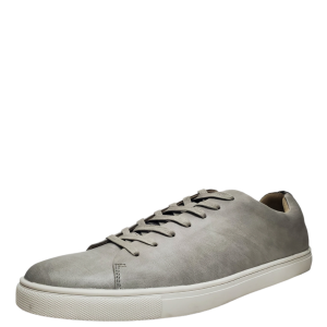 Unlisted Mens Stand Tennis-Style Sneakers Polyurethane Light Grey 11 M from Affordable Designer Brands
