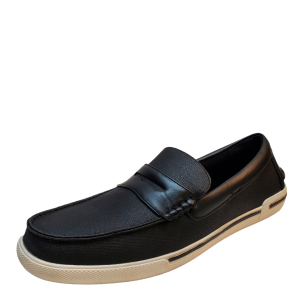 Kenneth Cole Men's Casual Shoes Un-Anchor Black  Slip On Boat Shoes 12M Affordable Designer Brands 