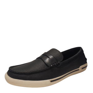 Unlisted by Kenneth Cole Mens Un-Anchor Boat Shoes Black 7M from Affordable Designer Brands