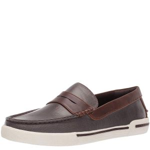 Unlisted by Kenneth Cole Mens Un-Anchor Brown Boat Shoe 7M Affordable Designer Brands