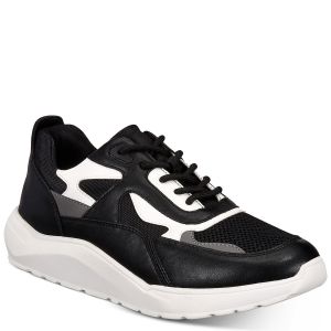 Kingside Men's Phillip Dad Black and White Mixed Media Sneakers 8 M from Affordable Designer Brands