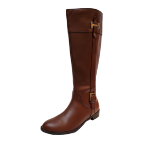 Karen Scott Womens Shoes Deliee Knee High Wide Calf Riding Boots Cognac 8M from Affordable Designer Brands