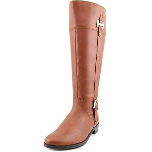 Karen Scott Deliee Wide Calf Tall Boots Cognac 5.5W from Affordable Designer Brands