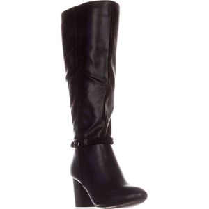 Karen Scott Womens Galee Wide-Calf Boots Black 10M from Affordable Designer Brands