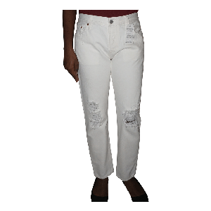 Levis 501 CT Customized and Tapered White Jeans