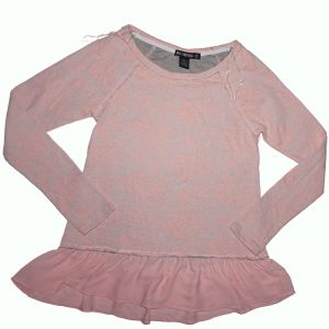 Miss Chievous Juniors Printed Raglan-Sleeve Fading Pink Affordable Designer Brands