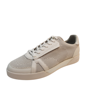 Michael Kors Mens Shoes Adrian Law top Fabric White Sneakers Optic White 10M Affordable Designer Brands