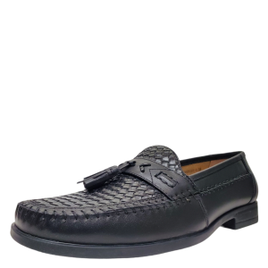 Nunn Bush Mens Strafford Tassel Woven Loafer Leather Black 8.5 M US 7.5 UK 41.5 EU Affordable Designer Brands