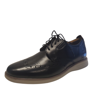 Nunn Bush Men's Dress Shoes New Haven Wingtip Lace-up Leather Oxfords Black 7M Affordable Designer Brands