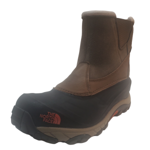 The North Face Mens Chilkat III Pull-On Boot Mudpack Brown Bombay Orange  7 Affordable Designer Brands