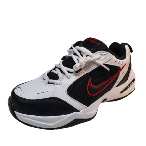 Nike Mens Air Max Monarch IV Cross 416355 Trainer Sneakers 8 Wide 4E White Black from Affordable Designer Brands