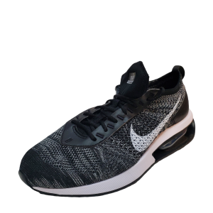 Nike Mens Shoes Air Max Flyknit Racer Athletic Sneakers 10M Black White Affordable Designer Brands