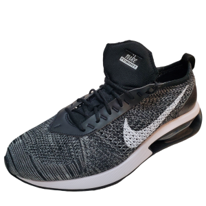 Nike Mens Shoes Air Max Flyknit Racer Athletic Sneakers 11M Black White Black White Affordable Designer Brands