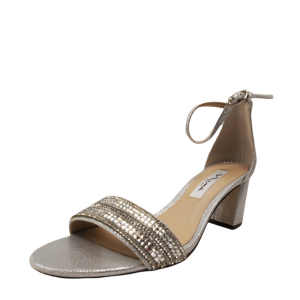 Nina Women's Elenora-Fy Embellished Sandal True Silver 5.5M