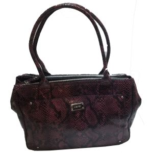 Nine West Handbag, Double Vision Dark Cranberry Carryall Affordable Designer Brands