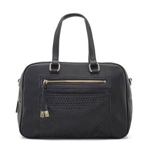 Olivia + Joy Rory Perf Dome Black Satchel