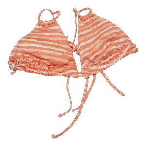 Rebel Sky Swimsuit Bikini Top ST116S411M Tangerine Dream  Small