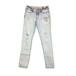 Rewash Juniors Ripped Lace-Trim Wash Light Wash Jeans Affordable Designer Brands